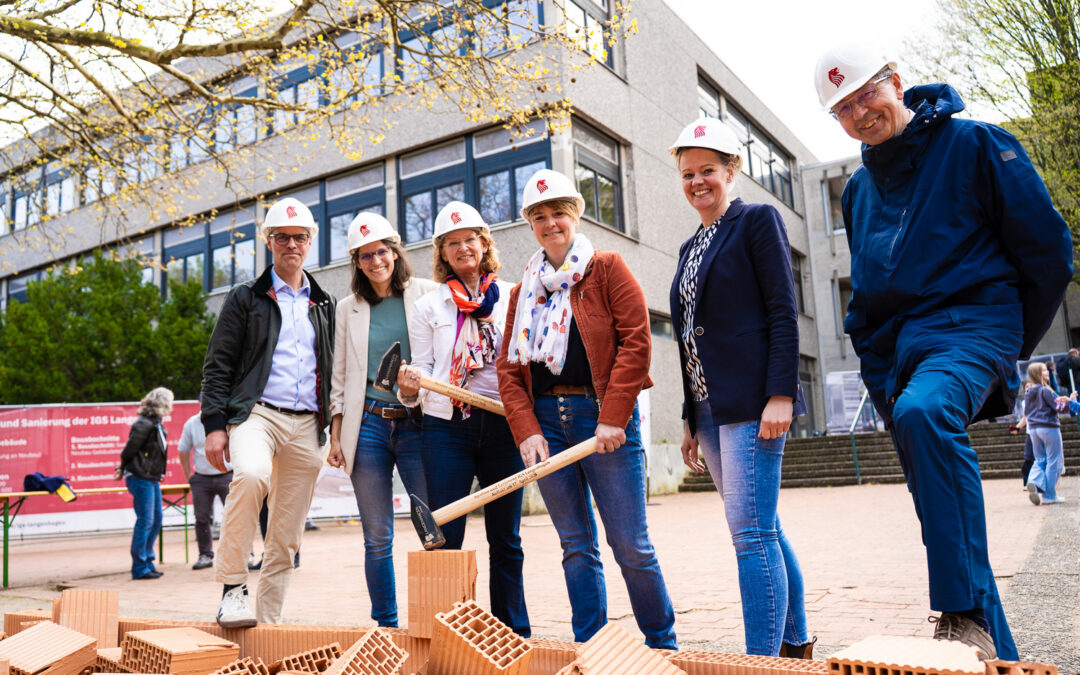 Abriss und Neubau: Der Startschuss für die neue IGS Langenhagen ist gefallen