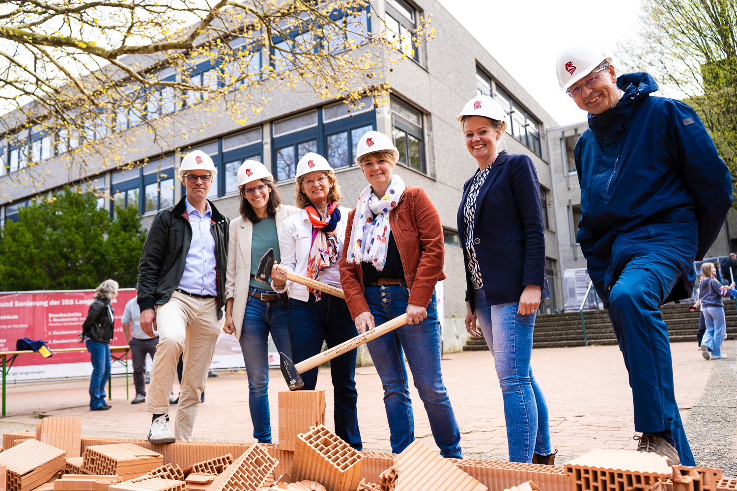 Abriss und Neubau: Der Startschuss für die neue IGS Langenhagen ist gefallen